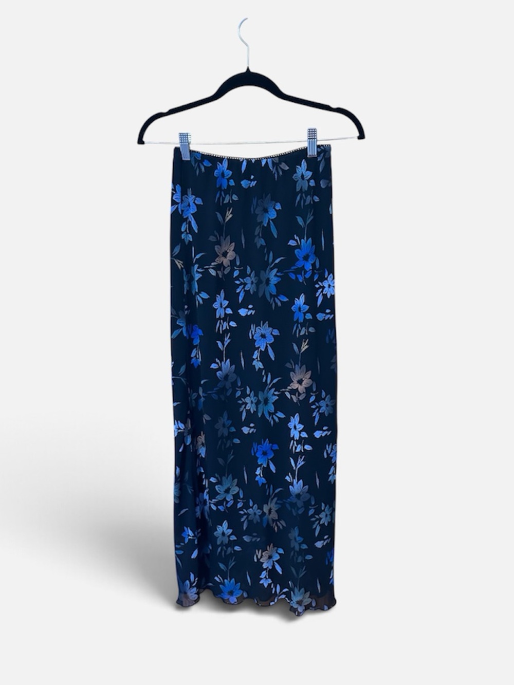 wild fable Navy and Blue Floral Maxi Skirt